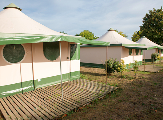 Bungalow tent 2 bedrooms, sleeps 5 without toilet Baden - 1