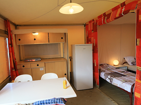 Bungalow tent 2 bedrooms, sleeps 4 without toilet Capbreton - 3