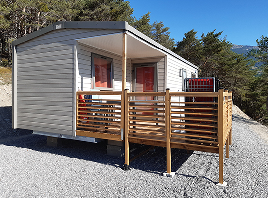 Mobile home 2 bedrooms, sleeps 4/5, air-conditioned Chorges - 6