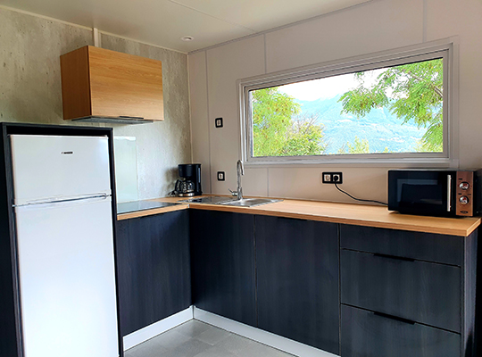 Mobil-home sleeps 3/5, air-conditioned Chorges - 8